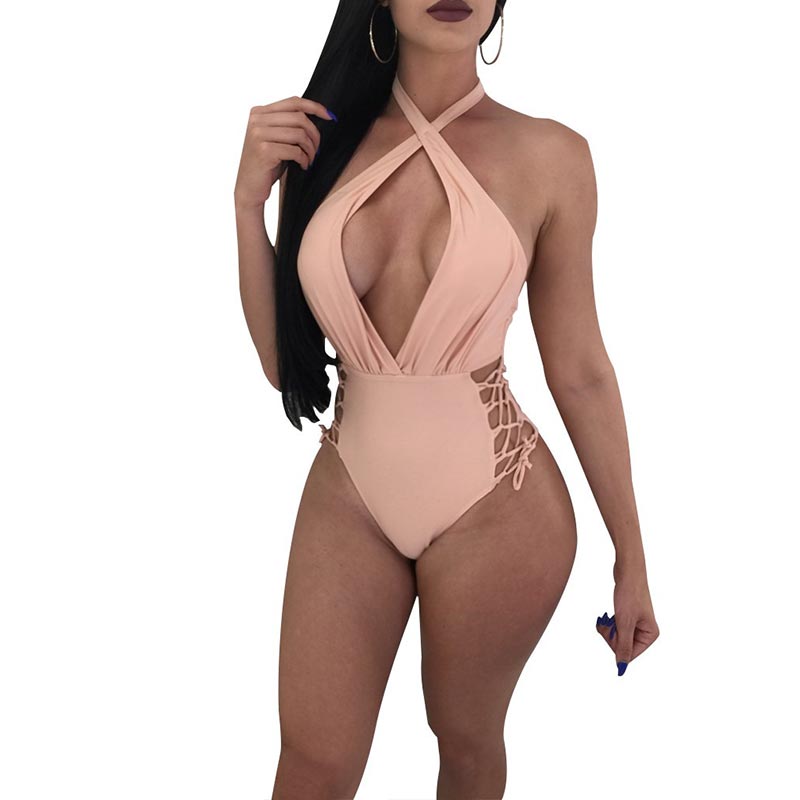Diy Halter Neck Swimwear #One Piece SEXY AFFORDABLE CLOTHING Diy Halter Neck Swimwear #One Piece SEXY AFFORDABLE CLOTHING