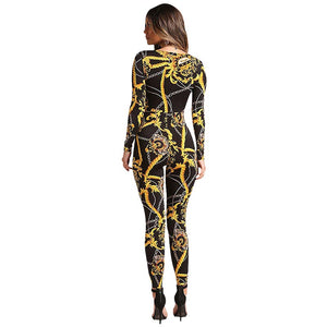 Verona Jumpsuit With Belt #Jumpsuit #V Neck #Long Sleeve SA-BLL55298-2 Women's Clothes and Jumpsuits & Rompers by Sexy Affordable Clothing