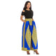 African Print Short Sleeve Blouse and Long Skirt #Short Sleeve #Two Piece #Print #Dashiki #African SA-BLL2432-2 Sexy Clubwear and Skirt Sets by Sexy Affordable Clothing