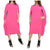 Autumn Bat Sleeve Midi Dress #Midi Dress #Pink SA-BLL362058-1 Fashion Dresses and Midi Dress by Sexy Affordable Clothing