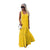 Solid Sleeveless Maxi Pleated Dress #Yellow #Sleeveless SA-BLL51182-2 Fashion Dresses and Maxi Dresses by Sexy Affordable Clothing