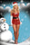 Red Strapless Christmas DressSA-BLL70950 Sexy Costumes and Christmas Costumes by Sexy Affordable Clothing