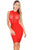 Red Studded Bandage DressSA-BLL36169-1 Fashion Dresses and Midi Dress by Sexy Affordable Clothing
