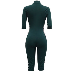 Khari Moto Jumpsuit #Jumpsuit #Blue #Zipper SA-BLL55414-4 Women's Clothes and Jumpsuits & Rompers by Sexy Affordable Clothing