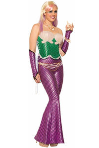 Purple And Green Mermaid Costume Set  SA-BLL15387-2 Sexy Costumes and Sailors and Sea by Sexy Affordable Clothing
