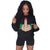 Leisure Round Neck Cartoon Printed Black T-shirt #Black SA-BLL500 Women's Clothes and Blouses & Tops by Sexy Affordable Clothing