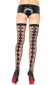 Diamond Net Thigh Highs  SA-BLL92246 Leg Wear and Stockings and Pantyhose and Stockings by Sexy Affordable Clothing