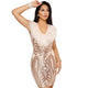 Women Sequins Feather Party Cocktail Dress #Sequin SA-BLL27597-1 Fashion Dresses and Mini Dresses by Sexy Affordable Clothing