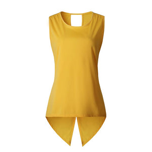 Asymmetry Sleeveless Blouse #Sleeveless #Asymmetry SA-BLL655-5 Women's Clothes and Blouses & Tops by Sexy Affordable Clothing