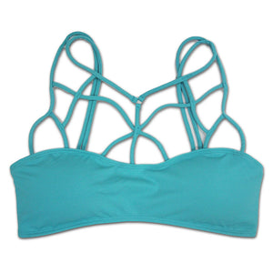 Sexy Strappy Front Bra #Green #Sports Bra SA-BLL3011-5 Women's Clothes and Sports Bra by Sexy Affordable Clothing