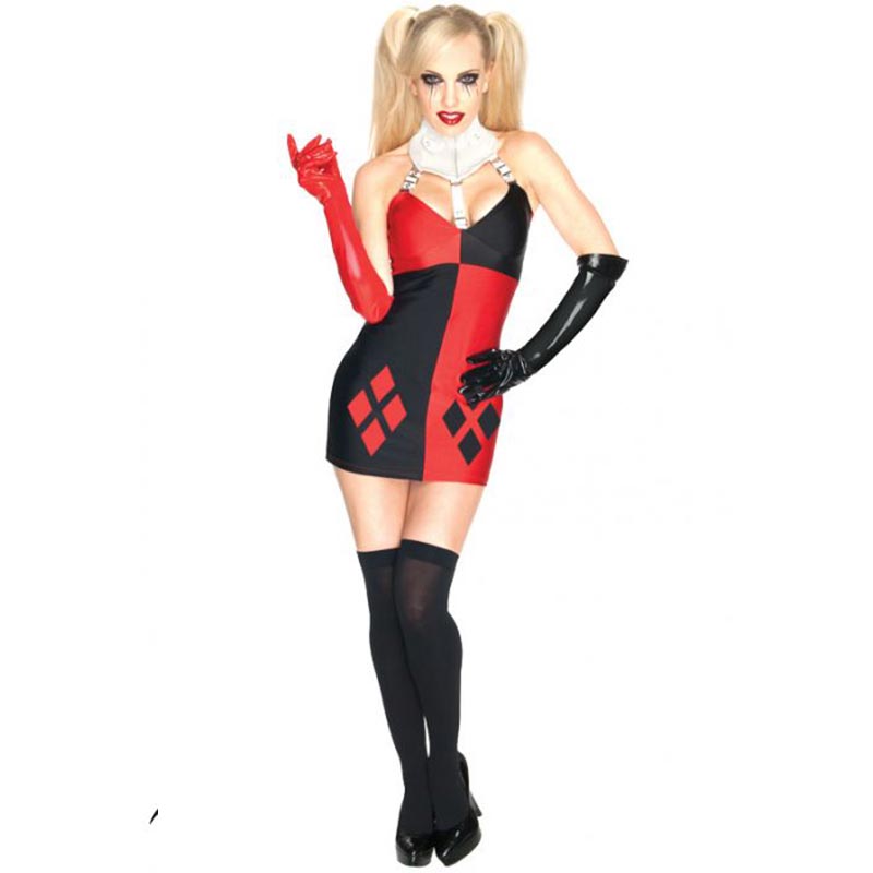 Sexy Villain Harley Quinn Costume #Red #Black #Costume SEXY AFFORDABLE CLOTHING Sexy Villain Harley Quinn Costume #Red #Black #Costume SEXY AFFORDABLE CLOTHING
