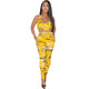 Printing Slim Casual Two-piece Set #Two Pieces #Zipper #Print SA-BLL282572-1 Sexy Clubwear and Pant Sets by Sexy Affordable Clothing