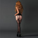 Seamless Jacquard Lace Black Bodystocking #Black #Bodystocking SA-BLL9012 Leg Wear and Stockings and BodyStockings by Sexy Affordable Clothing