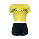 Fashion Sexy Sports Crop Top and Shorts #Two Piece #Crop Top #Sports SA-BLL282772 Sexy Clubwear and Pant Sets by Sexy Affordable Clothing