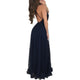 Sexy Deep V Blue Evening Dress With Cross Back #V-Neck SA-BLL51317 Fashion Dresses and Evening Dress by Sexy Affordable Clothing