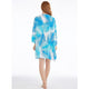Blue Leaf Cover Up #Beach Dress #Blue SA-BLL3720 Sexy Swimwear and Cover-Ups & Beach Dresses by Sexy Affordable Clothing