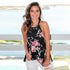 Ladies Floral Pattern Sleeveless Tee Shirt Vest Summer Beach #Printed
