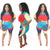 Block Color Turn-down Neck Crop Top and Shorts #Print #Crop Top #Turn-Down Neck SA-BLL282632-1 Sexy Clubwear and Pant Sets by Sexy Affordable Clothing