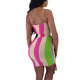 Renata Striped Mini Dress #Zipper #Stretchy SA-BLL282460-2 Fashion Dresses and Mini Dresses by Sexy Affordable Clothing