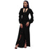 Occassional Long Ruffle Gown With Irregular Hem #Maxi Dress #Black #Ruffle