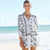 Printed Bandage V-neck Long Sleeves Cover-ups #V-Neck #Printed #Bandage SA-BLL38498 Sexy Swimwear and Cover-Ups & Beach Dresses by Sexy Affordable Clothing