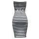 Fashion striped Off The Shoulder Strapless Dresses #Strapless #Striped #Off The Shoulder SA-BLL36232 Fashion Dresses and Midi Dress by Sexy Affordable Clothing