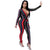 Colorful Sexy Strippes Deep-V Jumpsuit #Jumpsuit #Stripe #V-Neck SA-BLL55434-1 Women's Clothes and Jumpsuits & Rompers by Sexy Affordable Clothing