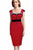 Women Voguish Colorblock Square Neck Party DressSA-BLL36116-1 Fashion Dresses and Midi Dress by Sexy Affordable Clothing