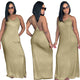 Spaghetti Strap Pocket Backless Beachwear Casual Maxi Dress #Backless #Straps #Pockets SA-BLL51454-1 Fashion Dresses and Maxi Dresses by Sexy Affordable Clothing
