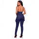 Selah Blue Sequin Embellished Tassel Jumpsuit #Jumpsuit #Blue SA-BLL55380-1 Women's Clothes and Jumpsuits & Rompers by Sexy Affordable Clothing