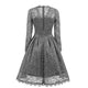 V-neck Lace Evening Dress #Grey #Evening Dress #Lace Dress SA-BLL36126-5 Fashion Dresses and Evening Dress by Sexy Affordable Clothing