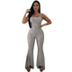 Sleeveless Spaghetti Strap Long Striped Jumpsuit #Striped #Spaghetti Strap SA-BLL55547 Women's Clothes and Jumpsuits & Rompers by Sexy Affordable Clothing