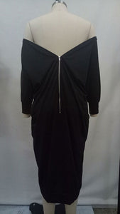 The Black Zipper Dress #Black #Zipper SA-BLL51309-3 Fashion Dresses and Maxi Dresses by Sexy Affordable Clothing