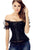9 Plastic Bones Lace-Up Off The Shoulder Brocade CorsetSA-BLL42683-3 Sexy Lingerie and Corsets and Garters by Sexy Affordable Clothing