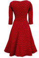 Vintage Slash Neck Bowknot Polka Dot Skater-dress  SA-BLL36069-1 Fashion Dresses and Skater & Vintage Dresses by Sexy Affordable Clothing
