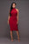 Chiarina Red Gold Stud Midi DressSA-BLL36121-2 Fashion Dresses and Midi Dress by Sexy Affordable Clothing