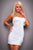 Sexy Mini Dress Multicol White  SA-BLL2061-3 Sexy Clubwear and Club Dresses by Sexy Affordable Clothing