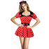 3 Piece Sexy Minnie Mouse Costume #Red #Costumes
