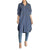 Chic Simple Plain Lapel Long Sleeve Buttons Down Tunic Shirt #Cardigan SA-BLL440-3 Women's Clothes and Women's T-Shirts by Sexy Affordable Clothing