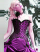 Purple Shadow Corset  SA-BLL4001 Sexy Lingerie and Corsets and Garters by Sexy Affordable Clothing