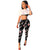 Fashion Printed Sports And Leisure Pants With Pocket #Black SA-BLL478-4 Women's Clothes and Pants and Shorts by Sexy Affordable Clothing