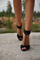 Black Anklet Crochet Barefoot Sandals  SA-BLL98007 Accessories and Sexy Anklets by Sexy Affordable Clothing