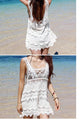 Sexy Lace Crochet Bikini Swimwear Cover Up Beach Dress  SA-BLL3785 Sexy Swimwear and Cover-Ups & Beach Dresses by Sexy Affordable Clothing