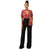 Chain Block Jumpsuit With Back Zipper #Zipper SA-BLL55596 Women's Clothes and Jumpsuits & Rompers by Sexy Affordable Clothing