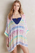 Loose Chiffon Cape Beach Dress