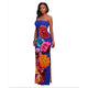 Mahana Royal-Blue Multi-Color Floral Print Maxi Dress #Maxi Dress #Blue SA-BLL5022-2 Fashion Dresses and Maxi Dresses by Sexy Affordable Clothing