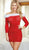 Women's Sheer Knit Chemise with Marabou Trim #Red #ChristmasChemise SA-BLL70965 Sexy Costumes and Christmas Costumes by Sexy Affordable Clothing