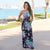 Blue Floral Maxi Dress with Pockets #Maxi Dress #Blue SA-BLL5010-1 Fashion Dresses and Maxi Dresses by Sexy Affordable Clothing