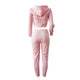Classic Letters Printing Self-Cultivation Tracksuits #Two Piece SA-BLL27683-2 Sexy Clubwear and Pant Sets by Sexy Affordable Clothing