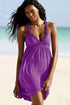 Purple Exotic Wind Beach Dress